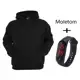 Casaco Moletom Masculino e Feminino liso blusa de frio Canguru com relógio digital -Store P.B - Cang em oferta