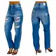 Calça Mom Jeans Feminina Cintura Alta Larga Super Elegante - Wild Concept em oferta