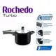 Panela De Pressão Rochedo Turbo Revestida Preta 4,5l em oferta