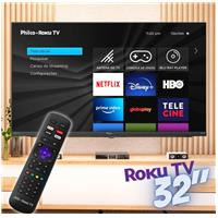 Imagem da promoção Smart TV Roku 32" LED HD Philco PTV32G70RCH Wi-Fi 2 HDMI 1 USB Dolby Audio
