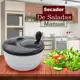 Secador De Saladas 4 L Verduras Legumes Centrífuga Escorredor - EDF em oferta