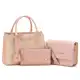 Bolsa Feminina Kit 3 Peças Bolsa Lateral Tote + Bolsa Tiracolo + Carteira 2022 - Di Maryn em oferta