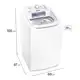 Máquina de Lavar Electrolux 10,5kg Branca Turbo Economia com Jet&Clean e Filtro Fiapos em oferta
