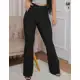 Calça feminina flare crepe cinto embutido estilo fashion - Filo Modas em oferta