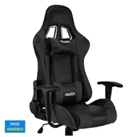 Imagem da promoção Cadeira Gamer Moob GT Racer Reclinável 180º Braços Com Regulagem de Altura Almofadas Para Lombar e P