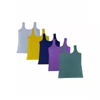 Imagem da promoção Kit Com 5 Camisetas Regatas Feminina Cores Sortidas - L2 Store