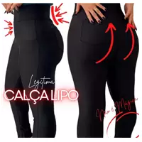 Imagem da promoção Calça Legging Lipo Tecido Power detalhe do Ziper na Frente - Jan Produtos