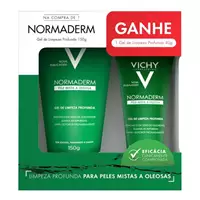 Imagem da promoção Vichy Normaderm Kit - Limpeza Profunda 150g + Gel de Limpeza 40g