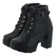 Coturno Feminino Bota Plataforma Detalhe Em Fivela - M.D.S CALÇADOS em oferta