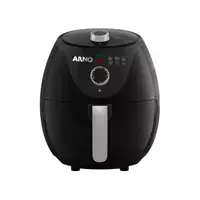 Imagem da promoção Fritadeira Elétrica sem Óleo/Air Fryer Arno - Easy Fry Preta com Timer 3,2L