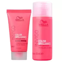 Imagem da promoção Wella Professionals Invigo Color Brilliance Kit Shampoo + Máscara Travel Size