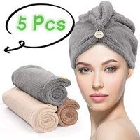 Imagem da promoção 5 Pcs Toalha Mágica Feminina para Secagem Rápida dos Cabelos