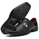 sapato social masculino preto verniz de fivela elegante moderno elegante em oferta