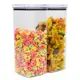 Kit 2 Pote Hermético Tampa Acrílico Porta Mantimento 2,3 L em oferta