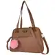 Bolsa Feminina Média 2 Divisorias e 2 Alças + Chaveiro Pom Pom em oferta