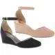 Kit 2 Pares Sapato fechado Feminino Salto Anabela Regulagem Estiloso Mezikin em oferta