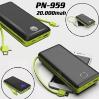 Imagem da promoção Carregador Portátil Bateria Power Bank 20000mah PN-959