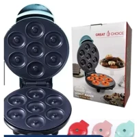 Imagem da promoção Mini Maquina de Fazer 7 Donuts Rosquinhas 7 Furos Mini Maker Donuts2cm