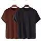 Kit 2 Camiseta Basica Streetwear Camisa T-Shirt Camisa Masculina Slim Promoção Algodão Varias Cores em oferta