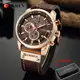 CURREN Relógio Masculino De Couro Militar De Luxo Multifuncional De Quartzo À Prova D'água 8291 em oferta