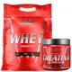Kit Nutri Whey 900g + Creatina CarboFuel 300g Integralmedica em oferta