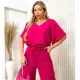 Conjunto Feminino Duna com Calça Wide Leg Pantalona Laço Tendência Barbiecore em oferta