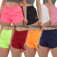 Imagem da promoção Kit C/ 3 Shortinhos Feminino Moda Praia Piscina Short Tactel Verão