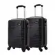 Kit mala de viagem 10kg e 8kg preta rodas 360 Chicago Swiss Move em oferta