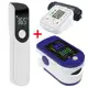 kit termômetro digital+ oximetro +medidor de pressão arterial Conjunto Doméstico Testa Monitor Sem C em oferta