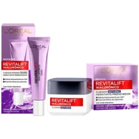 Imagem da promoção L'Oréal Paris Revitalift Hialurônico Kit Creme para Olhos + Creme Facial Anti-idade Noturno