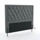 Cabeceira Estofada Para Cama Box Centaurus 160 Para Cama Queen Suede Cinza Aradecor em oferta