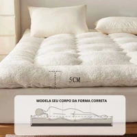 Imagem da promoção Protetor de Colchão Pillow Top Macio 400 Fios Soft Pele de Carneiro