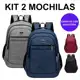Kit 2 Mochilas Bolsa Mala Reforçada Notebook Impermeável em oferta