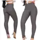 Calça Com Cinto Forrado Fake Malha Crepe Cintura Alta estilo social em oferta