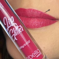 Imagem da promoção Lip Glitter Batom liquido brilho Febella longa duração.