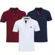 Kit 3 Camisas Polo Original Blusa Camiseta Bordado Marca Top - Surikate em oferta