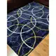 Tapete Sala Quarto Geomético 1,45x1,95 Mt Antiderrapante Ins Flannel Grande Estampado em oferta