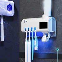 Imagem da promoção Dispenser Automático de Pasta de Dente com Esterilizador UV e Porta Escovas