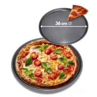 Imagem da promoção Kit 2 Forma Assadeira de Pizza Redonda Antiaderente Não Gruda Salgado