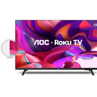 Imagem da promoção Smart TV LED 32" HD AOC 32S5135/78G - Design sem bordas, Wifi, Conversor Digital, USB, HDMI