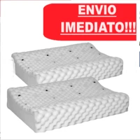 Imagem da promoção Kit 2 Travesseiro Cervical Ortopédico Magnetico anatomico com infravermelho