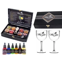 Imagem da promoção Kit 08 Especiarias Gin+dosador Duplo+kit 6 Xaropes + 2 Taças