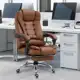 Cadeira De Escritorio Presidente Ergonomica Apoio Para Pés marrom em oferta
