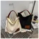 Bolsa feminina de lona de grande capacidade para estudantes Bolsa crossbody em oferta