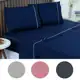 Kit Jogo de Lençol Queen Size 400 Fios 4 Peças Toque Macio / Jogo de Cama Queen em oferta