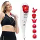 Massageador Manual Infravermelho Vibratório Percussão 6 Ponteiras em oferta