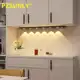 Luz De LED De Sensor De Movimento Ultra Fina Para Armário De Olhos De Gato USB TYPE-C Recarregável A em oferta