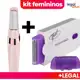 kit de cuidados femininos Lixador de Pé Elétrico + Depilador recarregável sem fio 2 em 1 em oferta