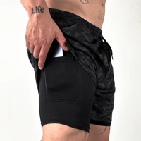 Imagem da promoção Short Bermuda Masculina 2 em 1 Térmica Esportiva