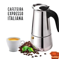 Imagem da promoção Maquina de Café Cafeteira Italiana luxo 4, 6 e 9 Xicaras Expresso Moka